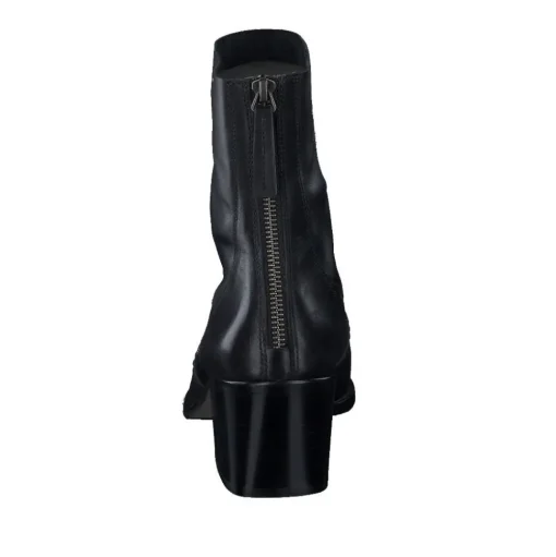 Paul Green Damen Stiefelette Leder Reißverschluss SCHWARZ SUPER SOFT 8075-006