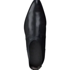 Paul Green Damen Stiefelette Leder Reißverschluss SCHWARZ SUPER SOFT 8075-006