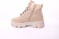PETER ERIKSON Damen Boot Softrand Schnürung und Reißverschluss BEIGE Warmfutter 6587-24-C25001