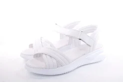 PETER ERIKSON Damen Sandale Comfort- Fußbett Leder blau, grün, weiß S13  231511