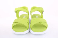 PETER ERIKSON Damen Sandale Comfort- Fußbett Leder blau, grün, weiß S13  231511