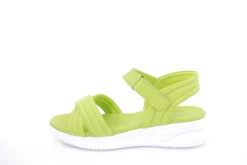 PETER ERIKSON Damen Sandale Comfort- Fußbett Leder blau, grün, weiß S13  231511