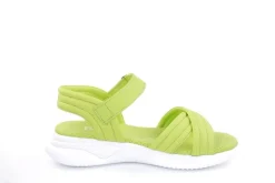 PETER ERIKSON Damen Sandale Comfort- Fußbett Leder blau, grün, weiß S13  231511