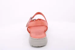 PETER ERIKSON Damen Sandale Leder Comfort-Fußbett orange S14 241604
