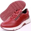 PETER ERIKSON Damen Sneaker in ROT Schnürung und Reißverschluss 3307-C23001