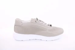 PETER ERIKSON Damen Sneaker Leder Wechsel- Fußbett gelb, grau S13 231508