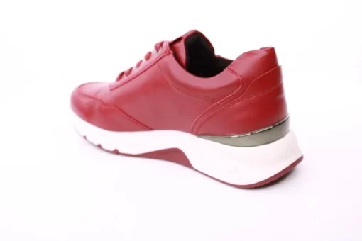 PETER ERIKSON Damen Sneaker in ROT Schnürung und Reißverschluss 3307-C23001