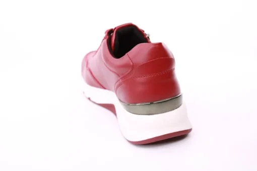 PETER ERIKSON Damen Sneaker in ROT Schnürung und Reißverschluss 3307-C23001