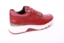 PETER ERIKSON Damen Sneaker in ROT Schnürung und Reißverschluss 3307-C23001