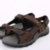 PETER ERIKSON Herren Trekkingsandale Leder braun S14 Mount-126