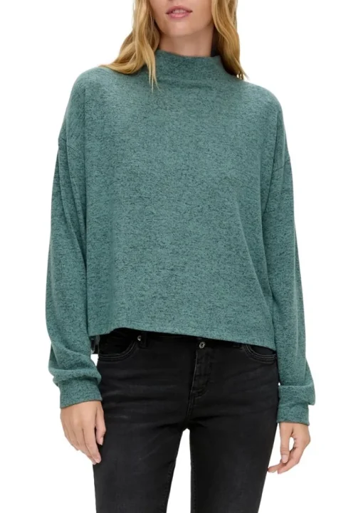 QS by S.Oliver Longsleeve aus Viskosestretch S23 2135412