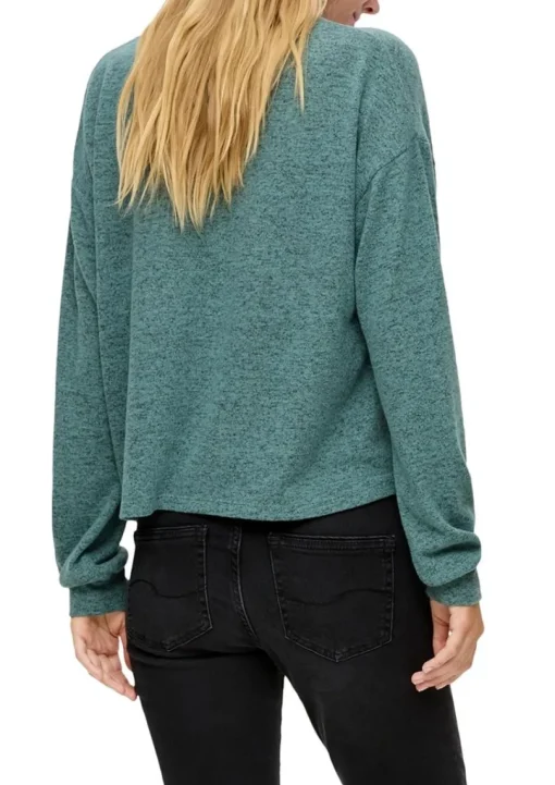 QS by S.Oliver Longsleeve aus Viskosestretch S23 2135412