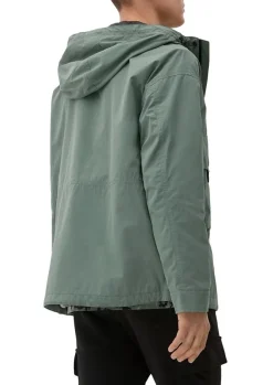 QS designed by Herren Jacke mit aufgesetzten Taschen grün S13  2125500