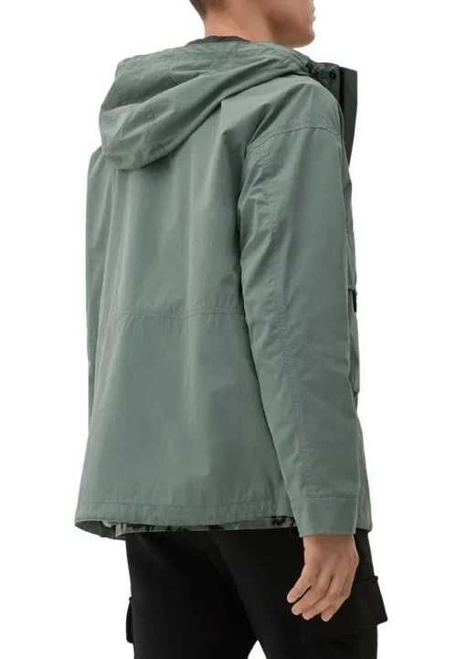 QS designed by Herren Jacke mit aufgesetzten Taschen grün S13  2125500
