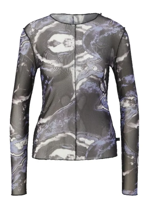 QS designed by Semitransparentes Shirt lila S13  2127440