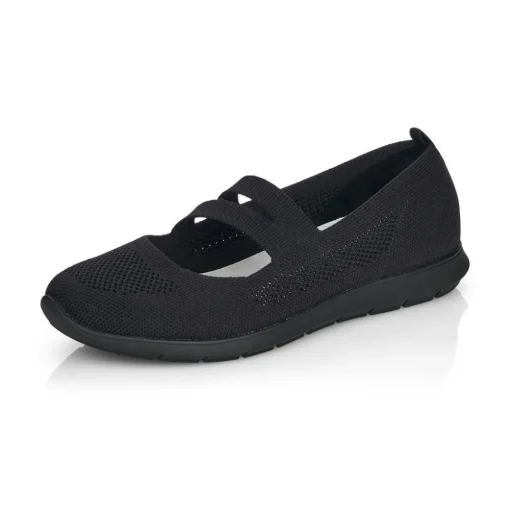 Remonte Damen Ballerinas schwarz R7102-01