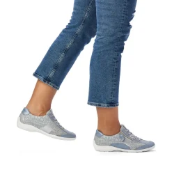 Remonte Schnürschuhe himmelblau S13 R3403-14