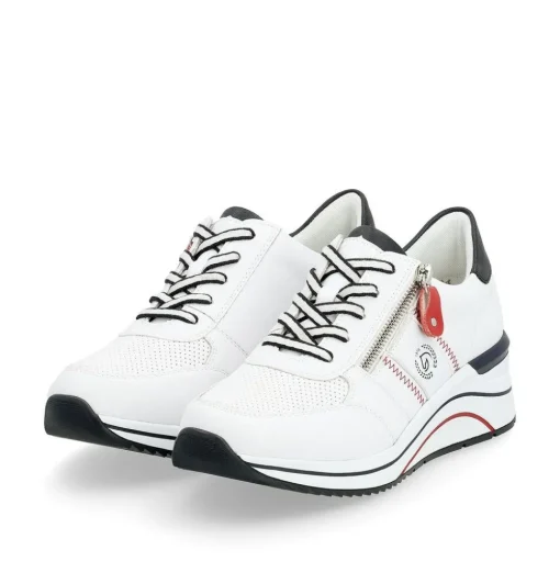 Remonte Sneaker Leder Wechselfußbett weiß S14 D0T04-81