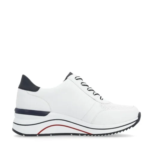 Remonte Sneaker Leder Wechselfußbett weiß S14 D0T04-81