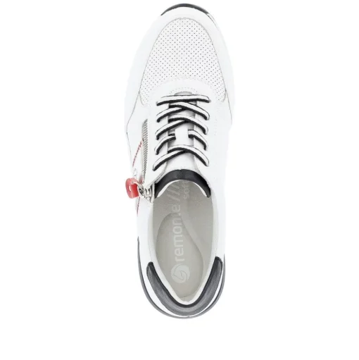 Remonte Sneaker Leder Wechselfußbett weiß S14 D0T04-81