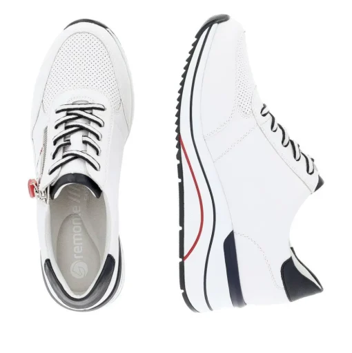 Remonte Sneaker Leder Wechselfußbett weiß S14 D0T04-81