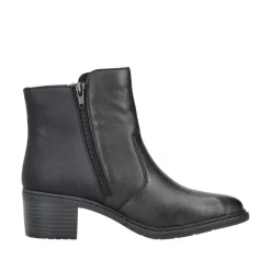 Rieker Antistress Damen Stiefelette Leder komfortweite schwarz S23  70150-00