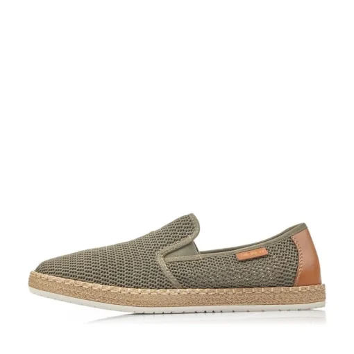 Rieker Antistress Herren Slipper Textil grün S13 B5276-54
