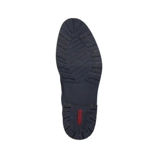 Rieker Antistress Herren Schnürschuh klassisch strukturiertes Obermaterial schwarz S22 14614-00