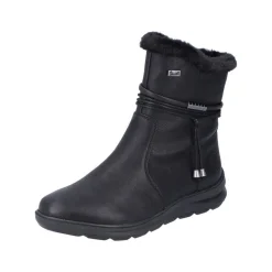 Rieker Damen Kurzstiefel Wechselfußbett, TEX-Membran schwarz S23 Z0070-00
