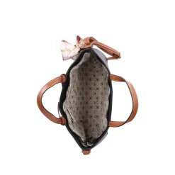 Rieker Damen Shopper abnehmbarer Schulterriemen Schleifen- Detail schwarz S13 H1507-00