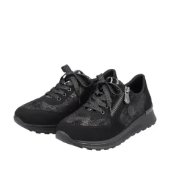 Rieker Damen Sneaker by Rieker nachtschwarz S23  N1411-90