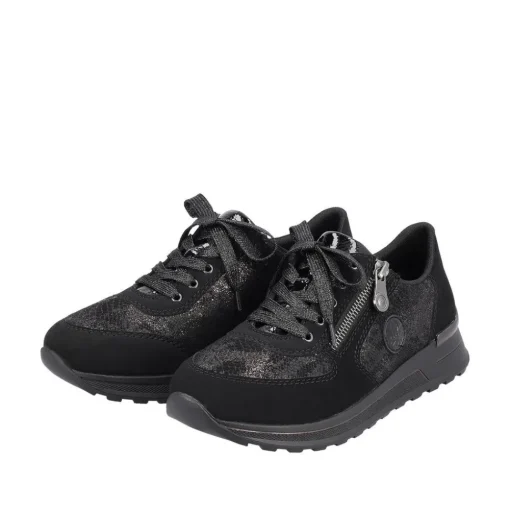 Rieker Damen Sneaker by Rieker nachtschwarz S23  N1411-90