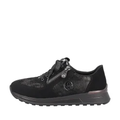 Rieker Damen Sneaker by Rieker nachtschwarz S23  N1411-90