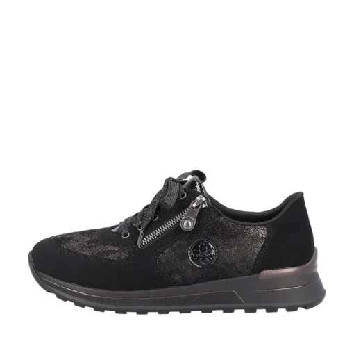 Rieker Damen Sneaker by Rieker nachtschwarz S23  N1411-90