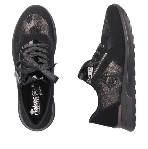Rieker Damen Sneaker by Rieker nachtschwarz S23  N1411-90