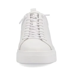 Rieker EVOLUTION Damen Sneaker Leder Plateau- Sohle Wechselfußbett weiß S13 W0500-80