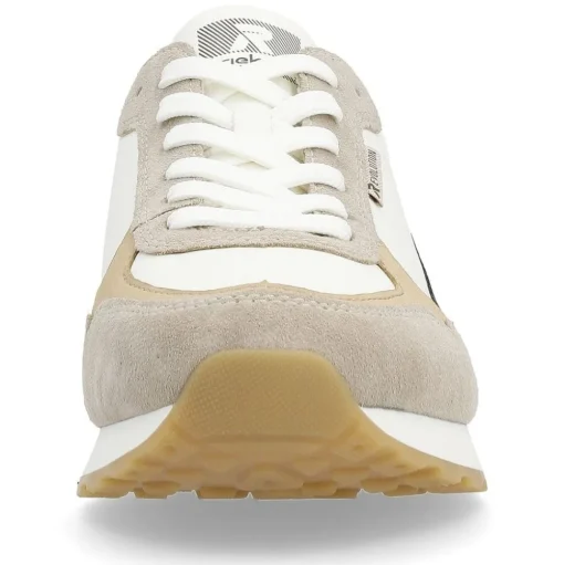 Rieker Evolution Herren Sneaker Leder Wechselfußbett beige S14 U0307-80