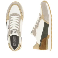 Rieker Evolution Herren Sneaker Leder Wechselfußbett beige S14 U0307-80