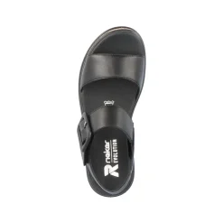 Rieker EVOLUTION Sandale Leder schwarz S14 W0800-00
