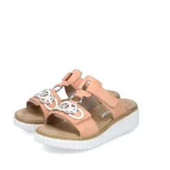 Rieker Pantolette H - Weite Extraweit apricot S14 63294-38