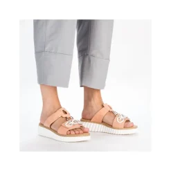 Rieker Pantolette H - Weite Extraweit apricot S14 63294-38