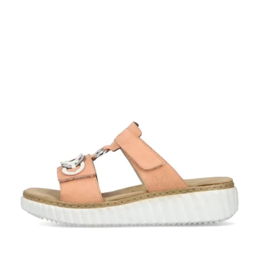 Rieker Pantolette H - Weite Extraweit apricot S14 63294-38