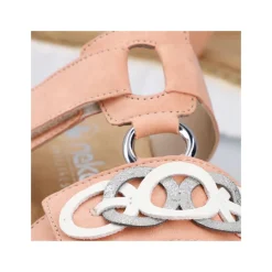 Rieker Pantolette H - Weite Extraweit apricot S14 63294-38
