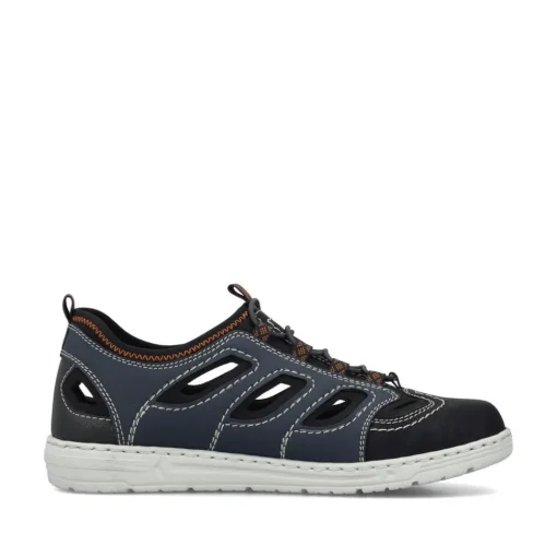 Rieker Slipper H - Weite extraweit blau S14 08665-14