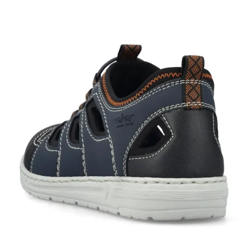 Rieker Slipper H - Weite extraweit blau S14 08665-14