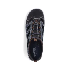 Rieker Slipper H - Weite extraweit blau S14 08665-14