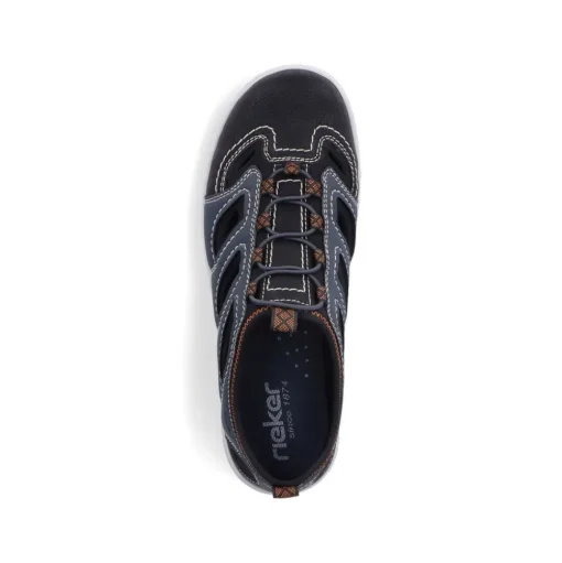 Rieker Slipper H - Weite extraweit blau S14 08665-14
