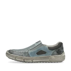 Rieker Slipper schieferblau H - Weite Extraweit S14 04051-12