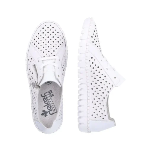 Rieker Sneaker Leder weiss S12 M2300-80
