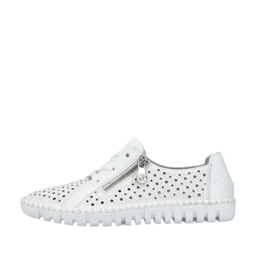 Rieker Sneaker Leder weiss S12 M2300-80